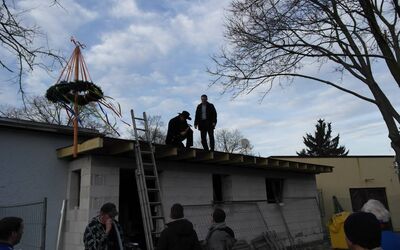 Dezember 2013 Richtfest Anbau