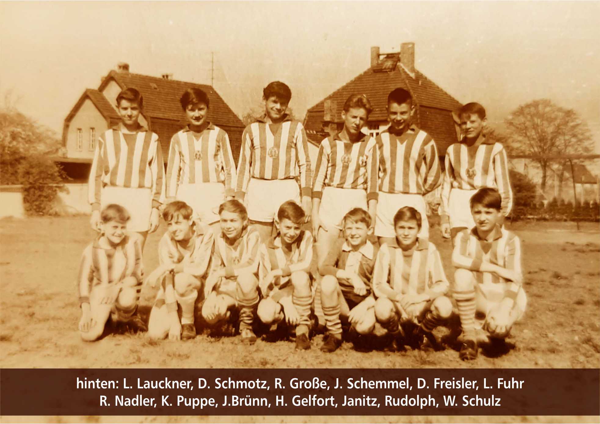 1965 - Schülerteam auf dem Fimagplatz