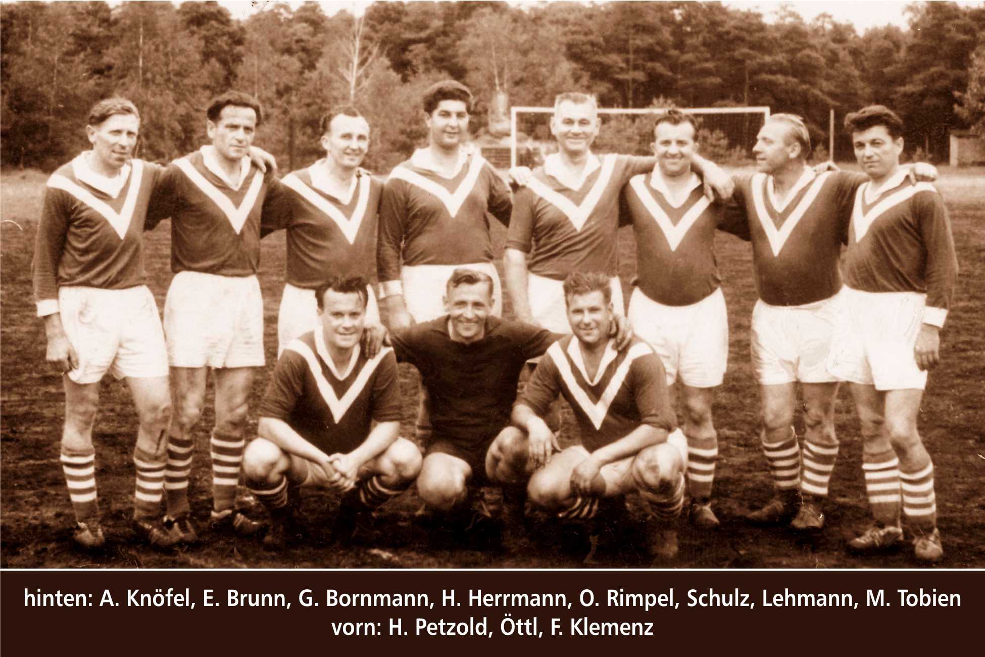 Altherrenmannschaft Anfang der 60er