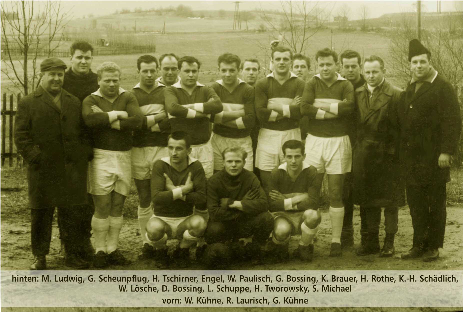 1968 Männerteam im thüringer Trainingslager