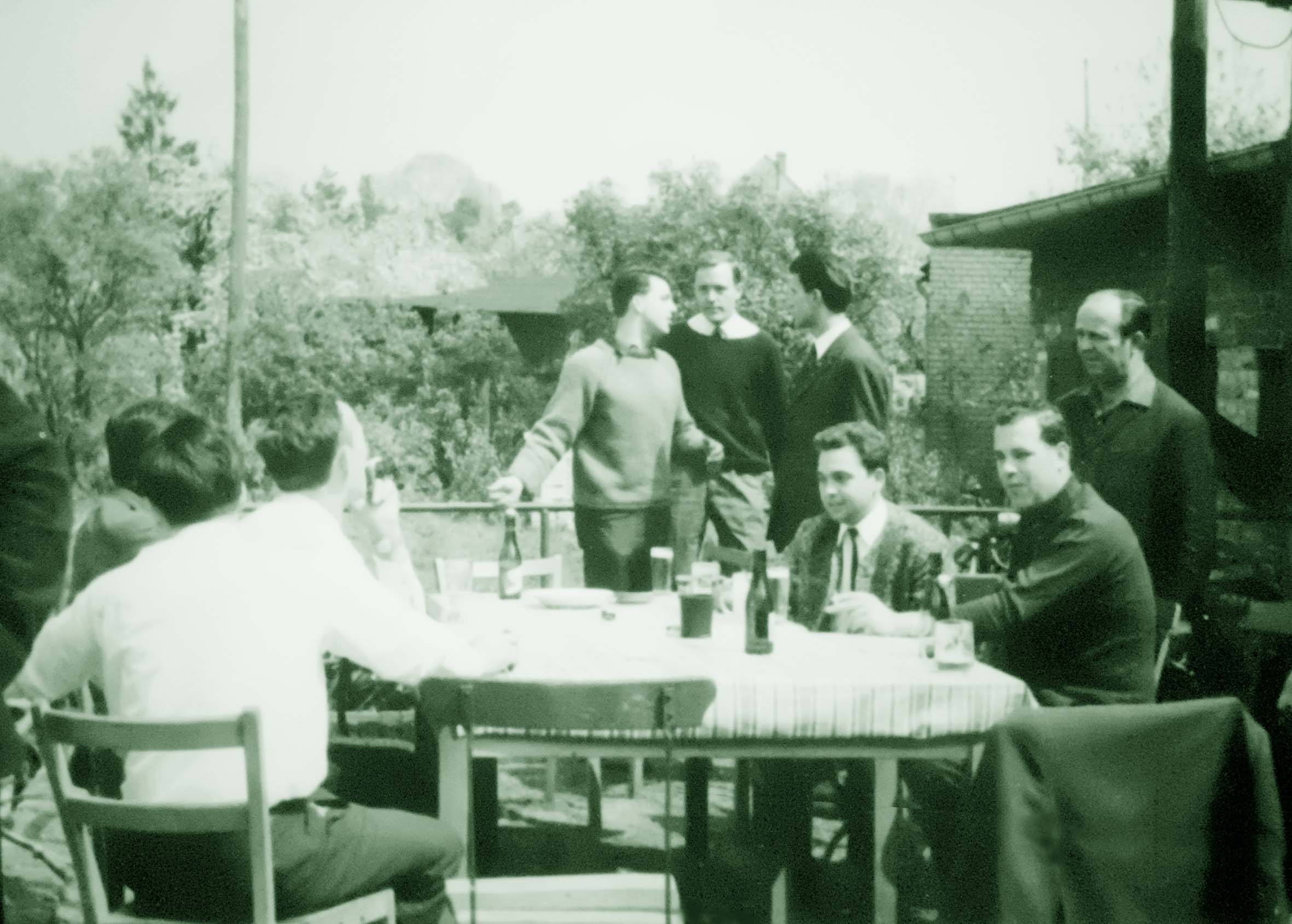 Feiern auf der Vereinsterrasse