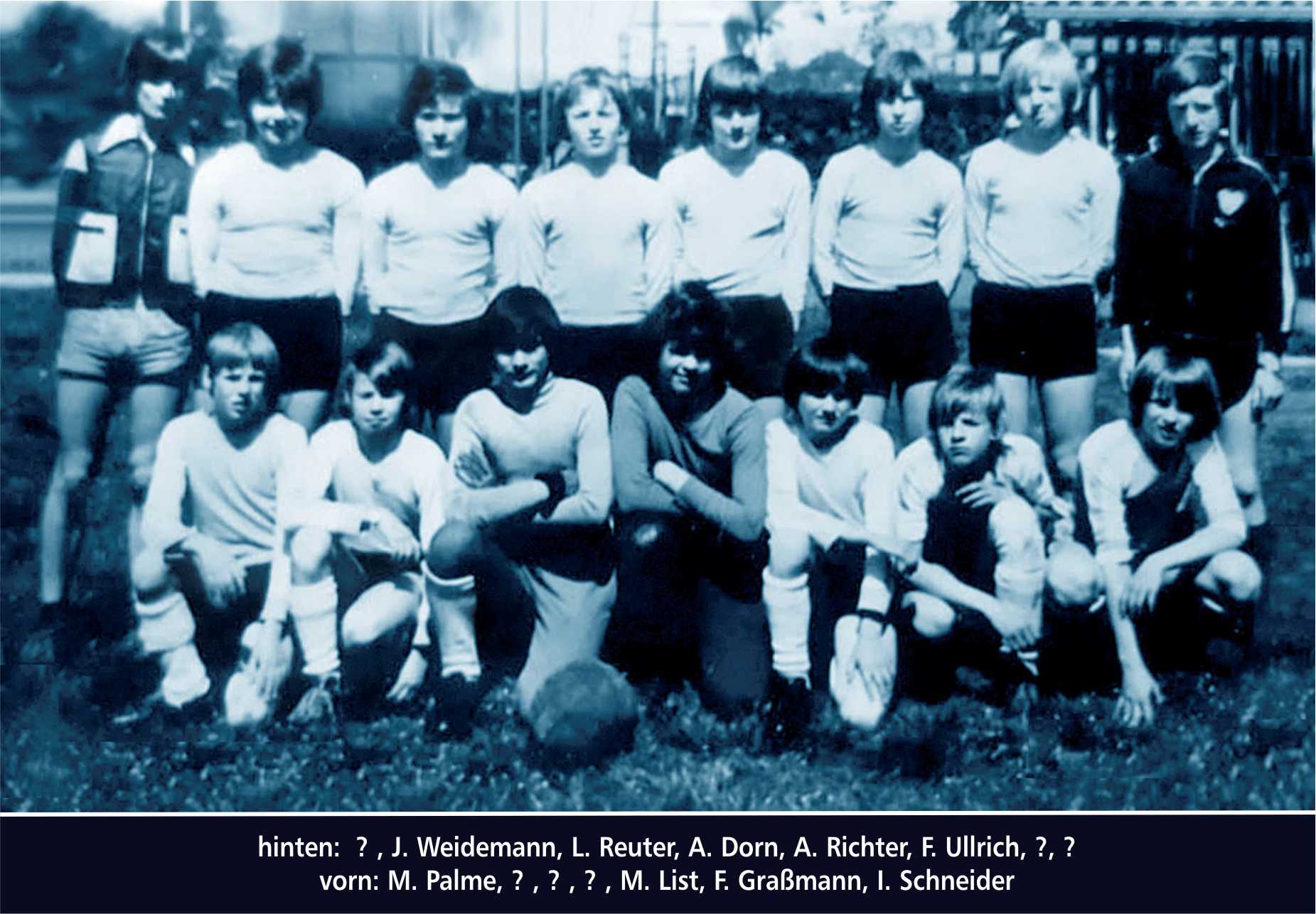 1976/77 Schülerteam