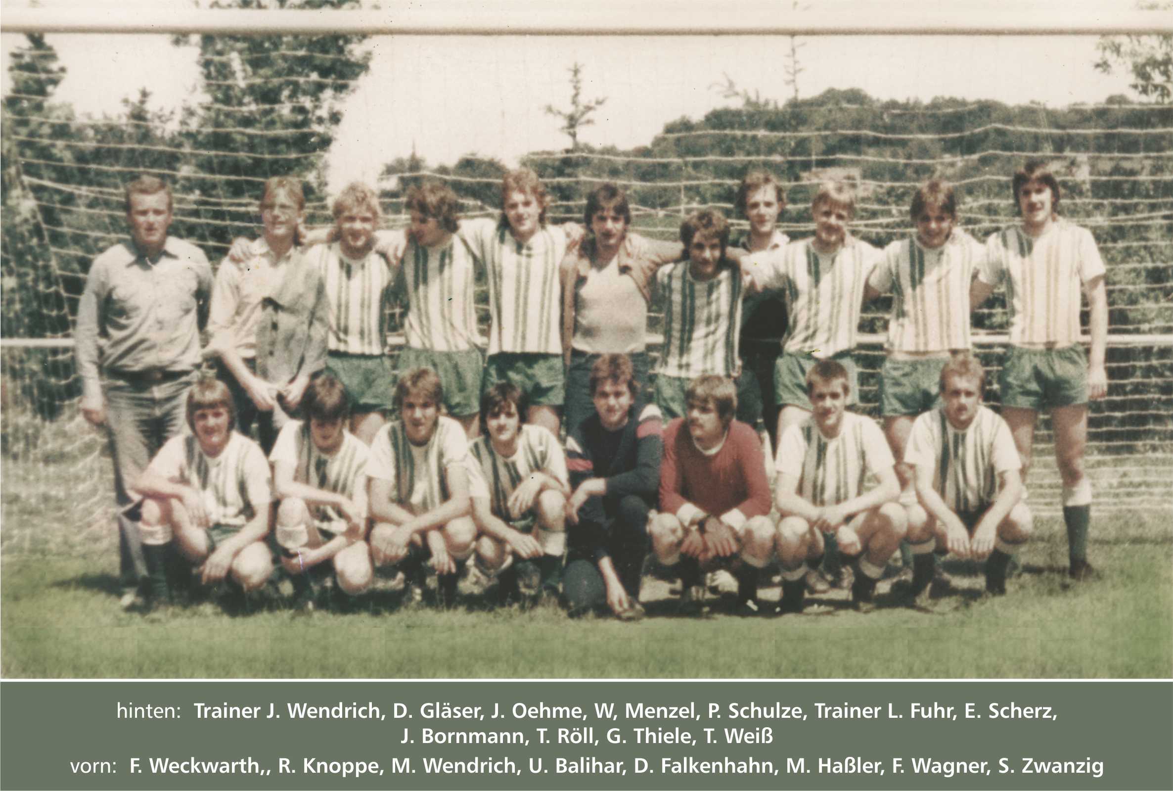 1982 Aufsteiger in Bezirksklasse - Motor-Ost Junioren