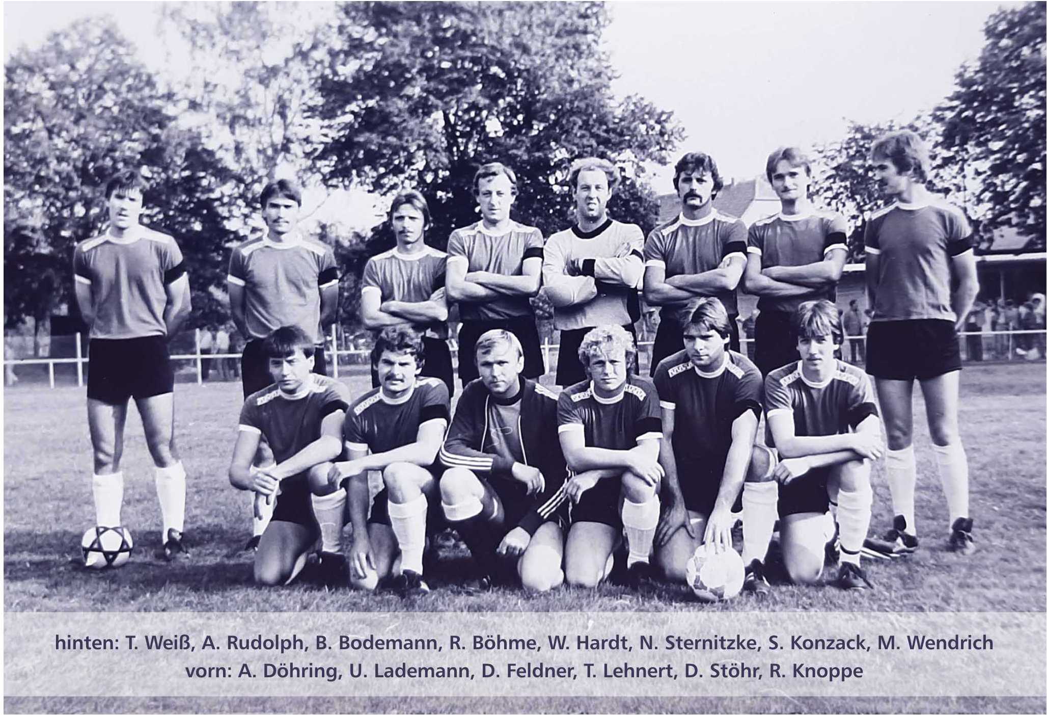 1985 - vor dem Heimspiel gegen Schwarze Pumpe II