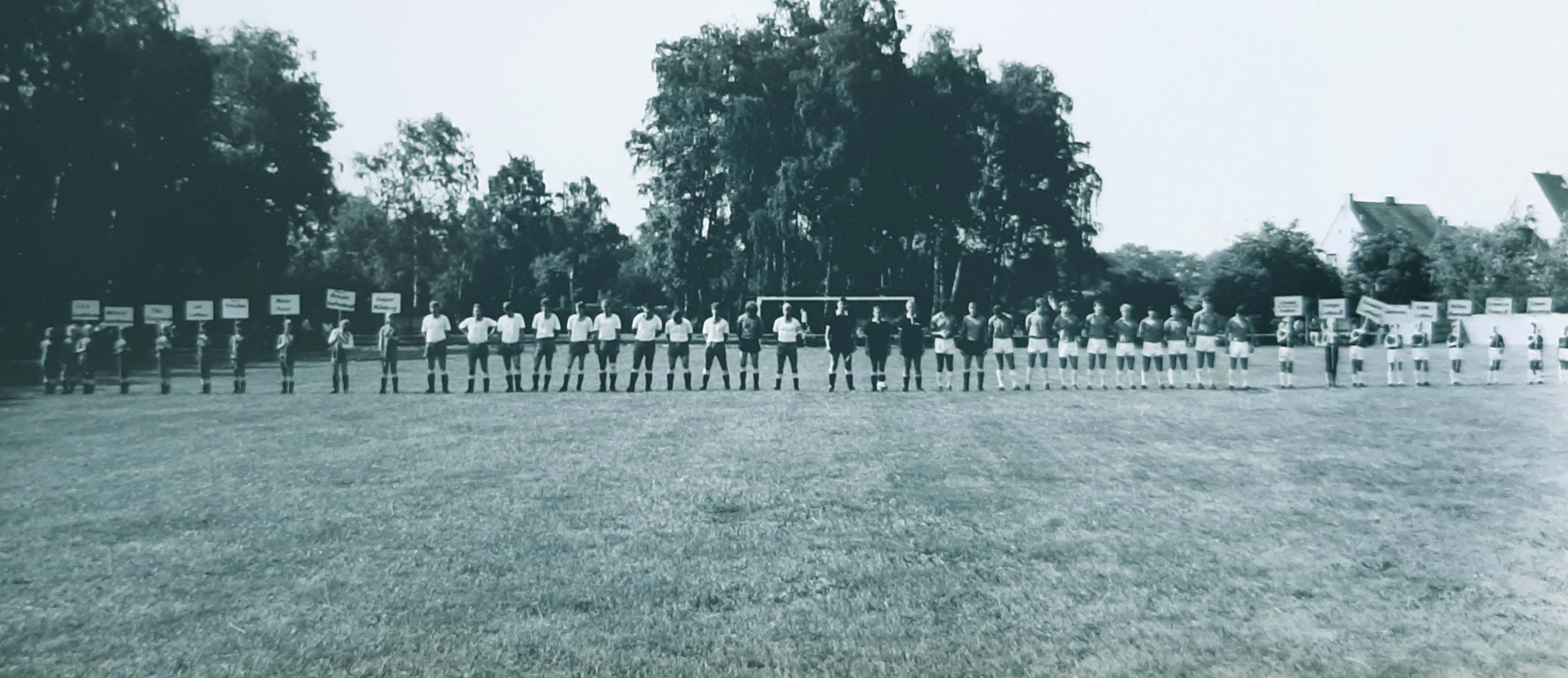 1985 - Begrüßung zum Bezirksligaauftakt