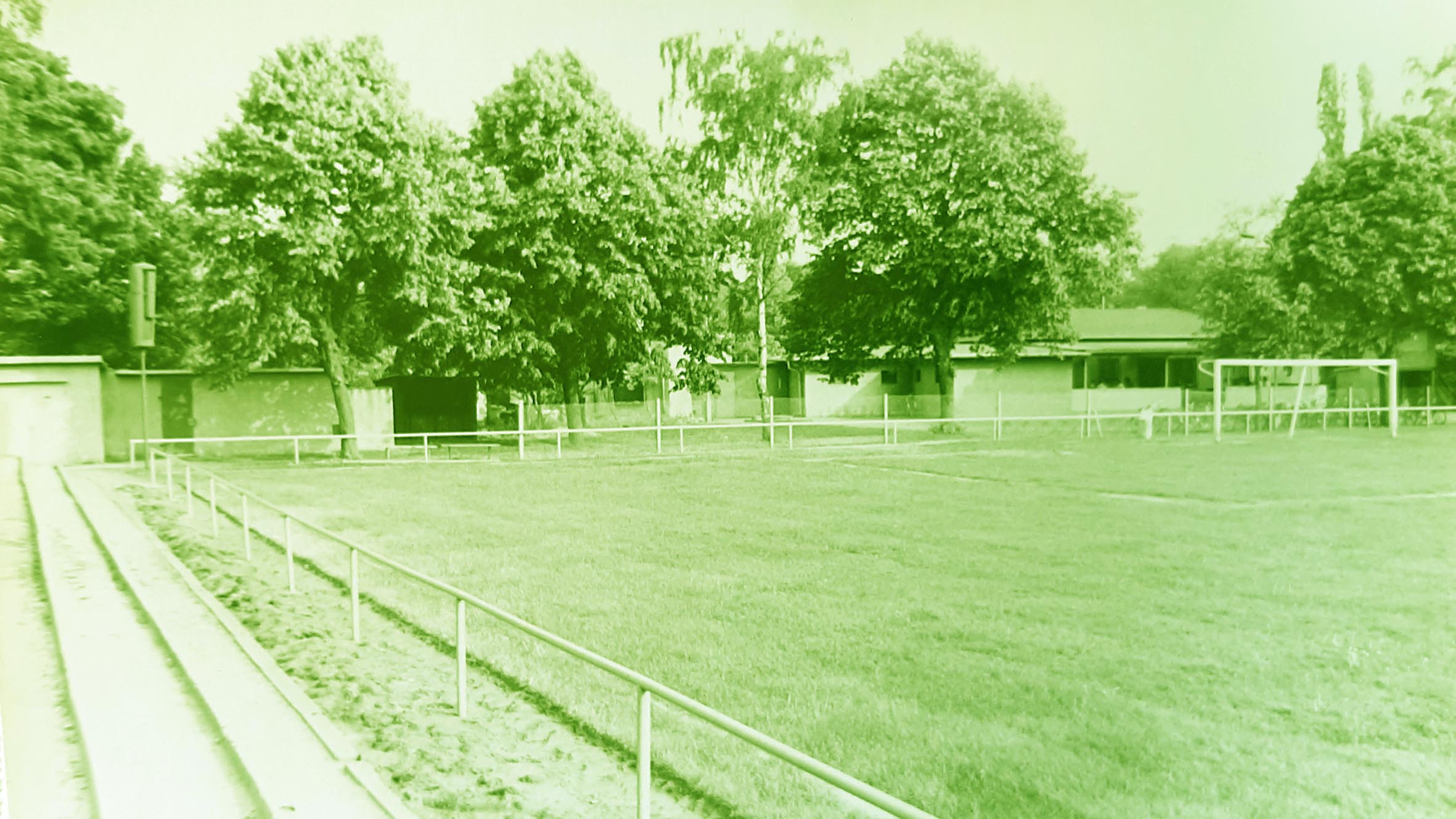 Einheitsportplatz in den 1980ern