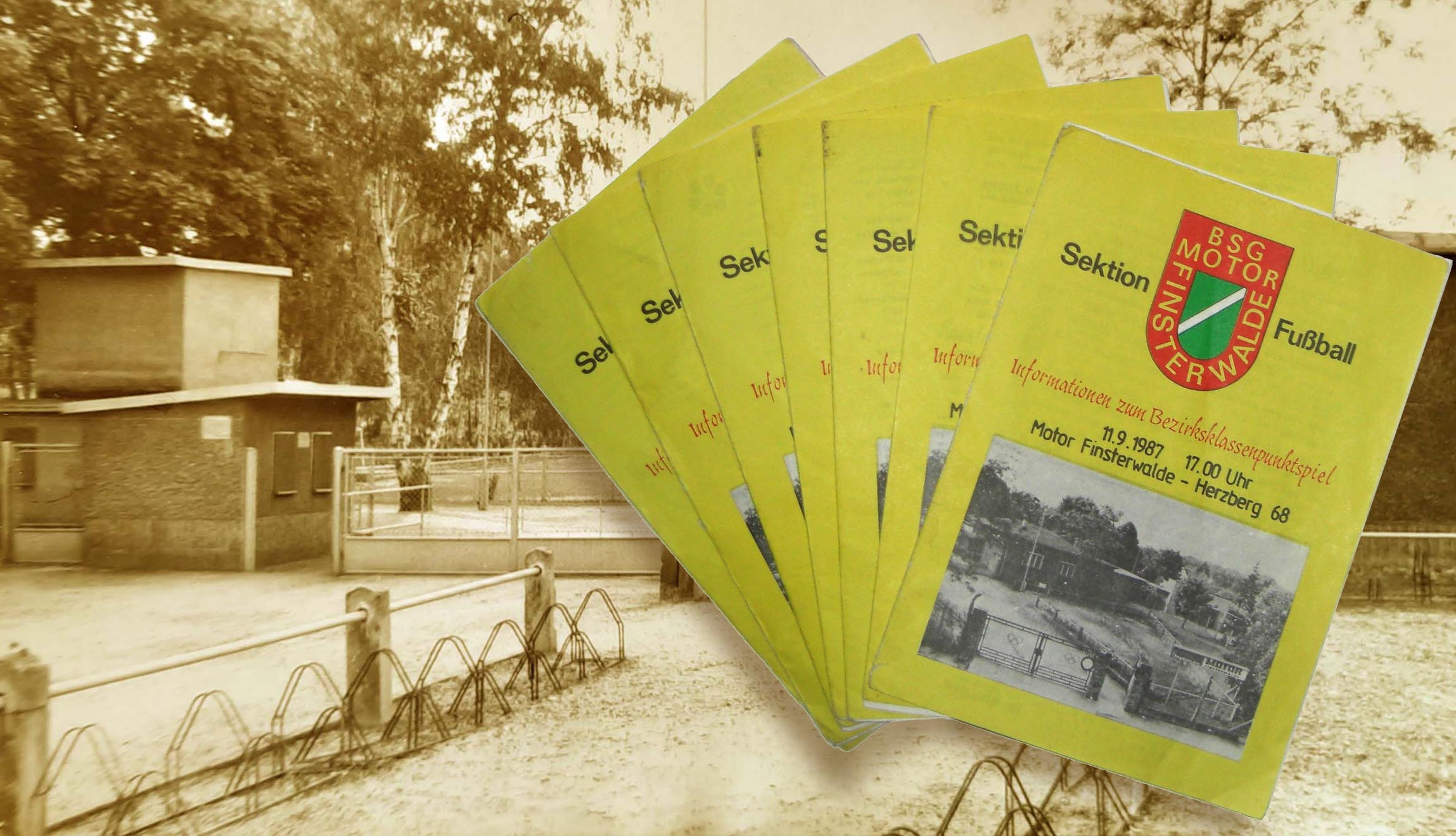 Die kleinen Stadionhefte waren beliebte Infoblätter.