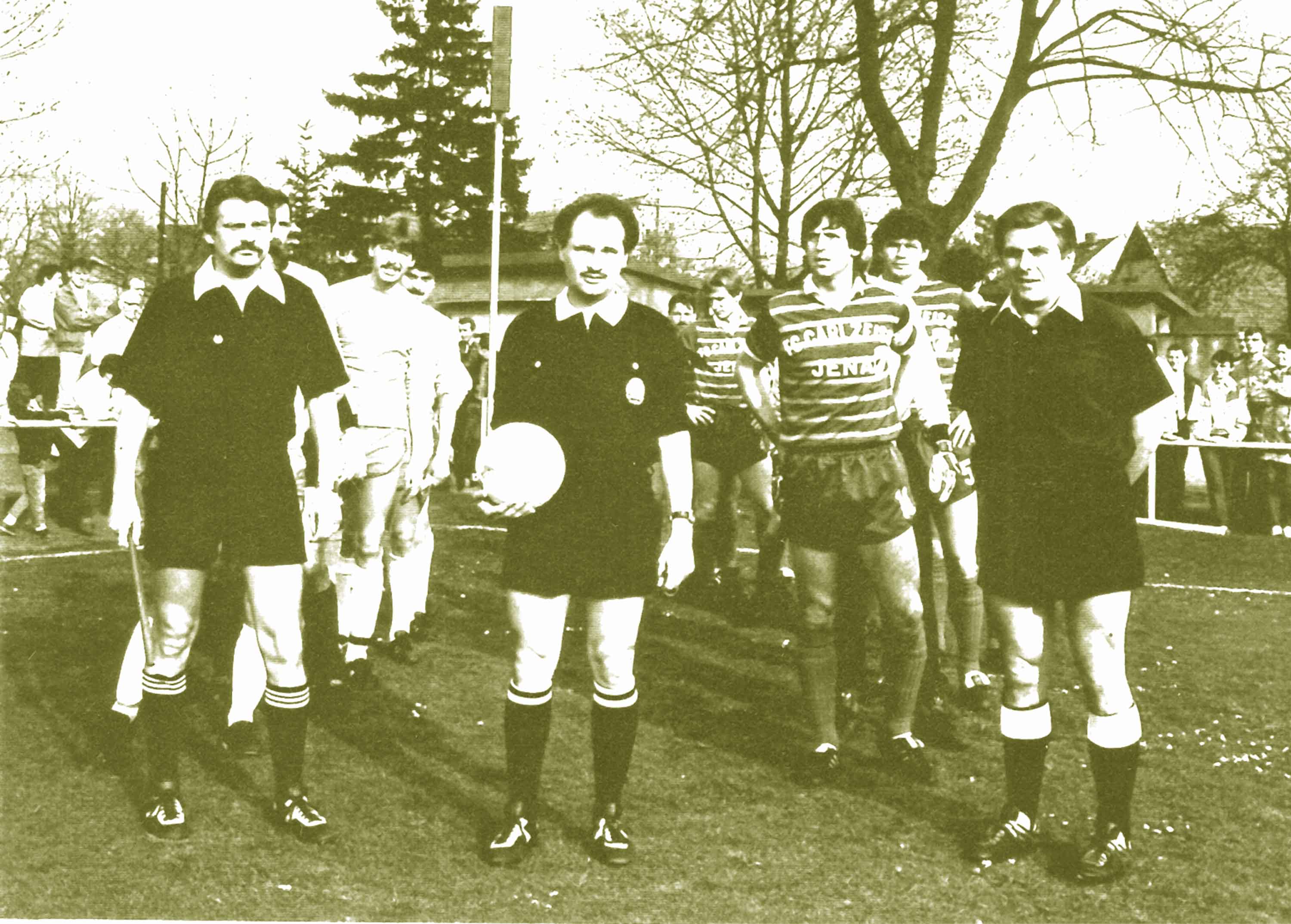 Einlaufen zum Hauptspiel