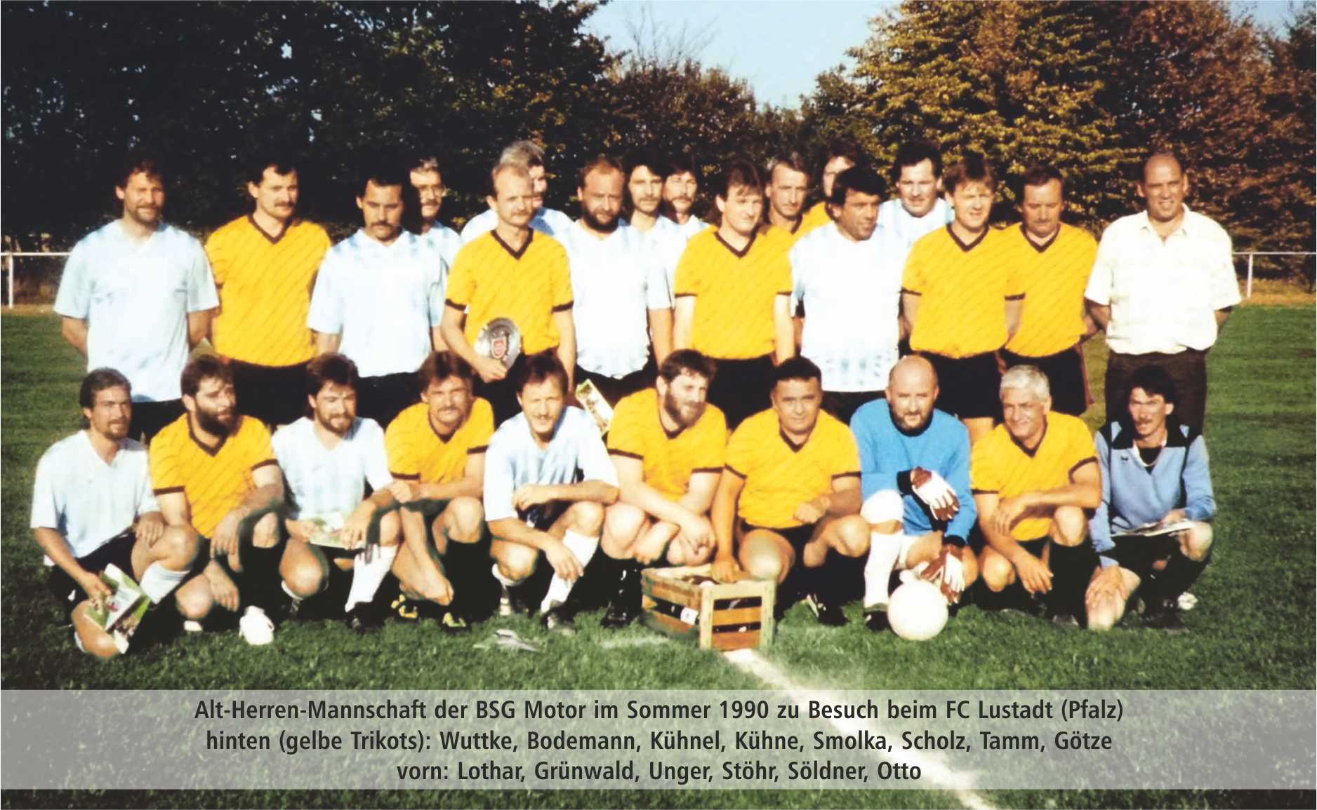1990 Altherren-Team in Lustadt