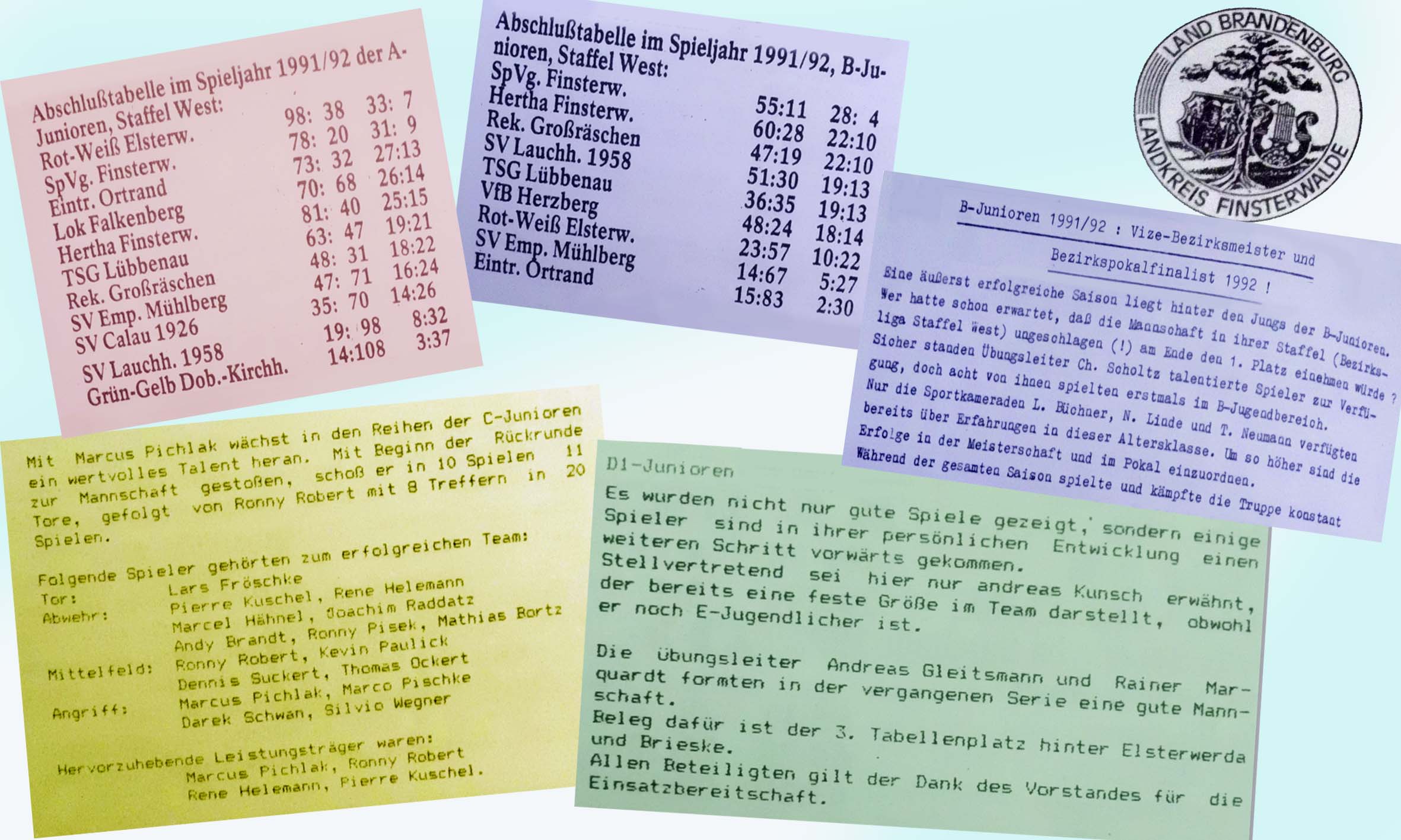 Stadionheft: Berichte über die tolle Nachwuchsarbeit