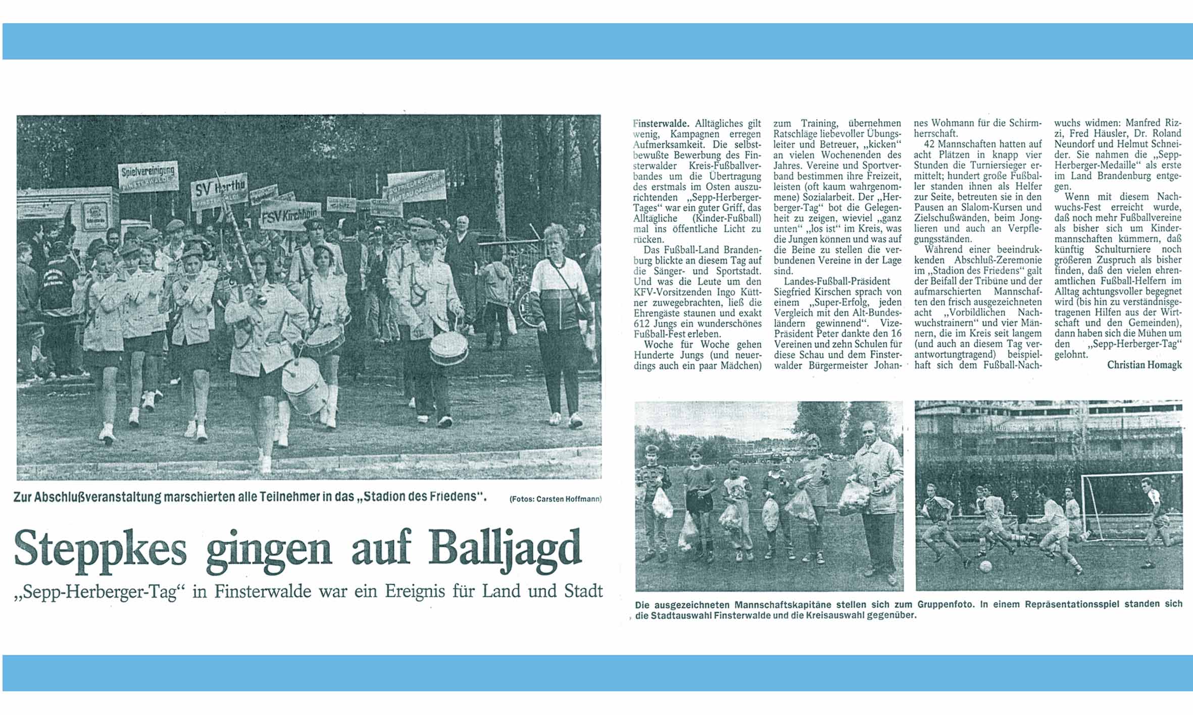 „Sepp-Herberger-Tag“ - ein vom DFB unterstütztes Sportfest