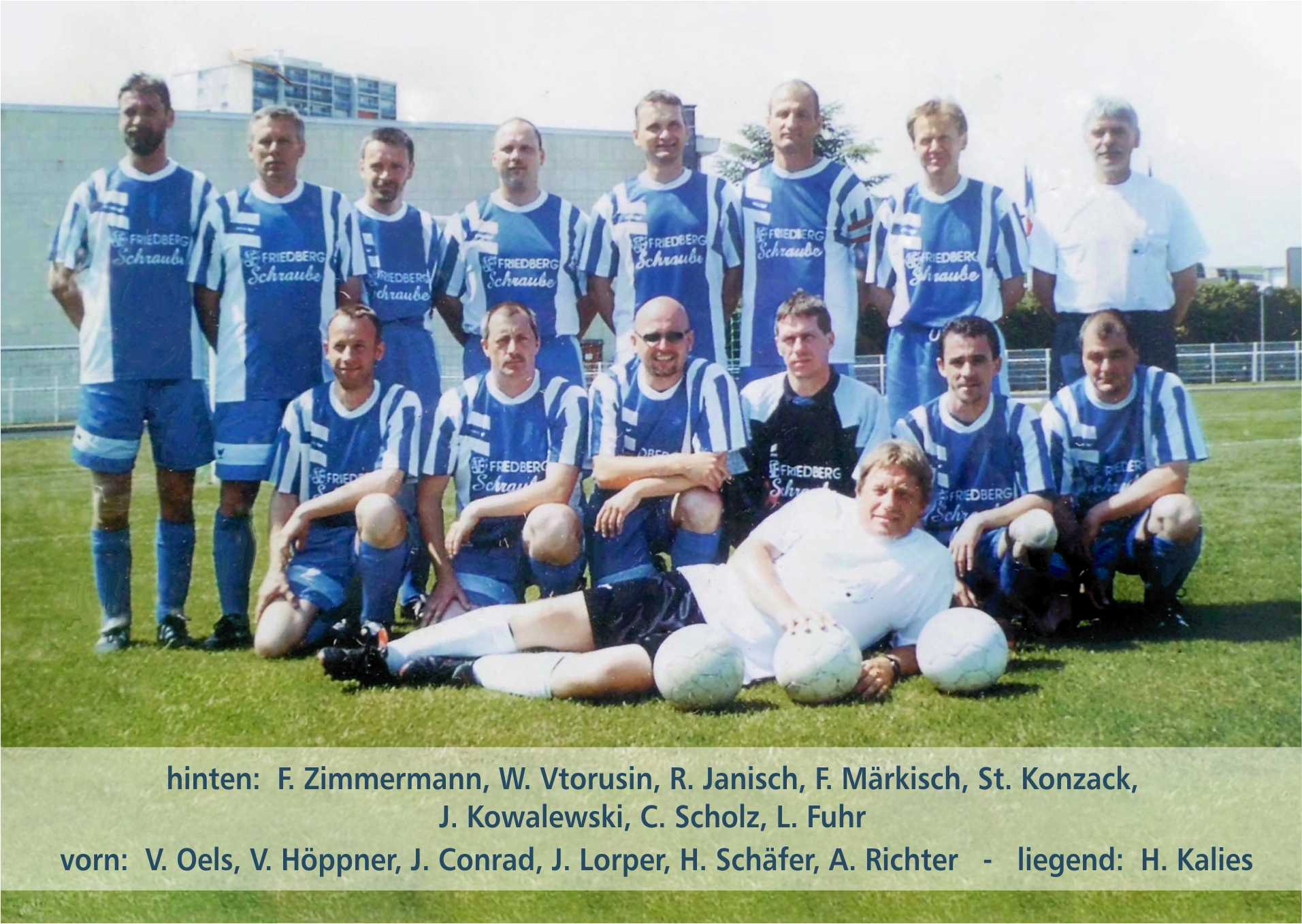 Finsterwalder Altliga-Stadtauswahl (SpVgg/VfB) in Frankreich