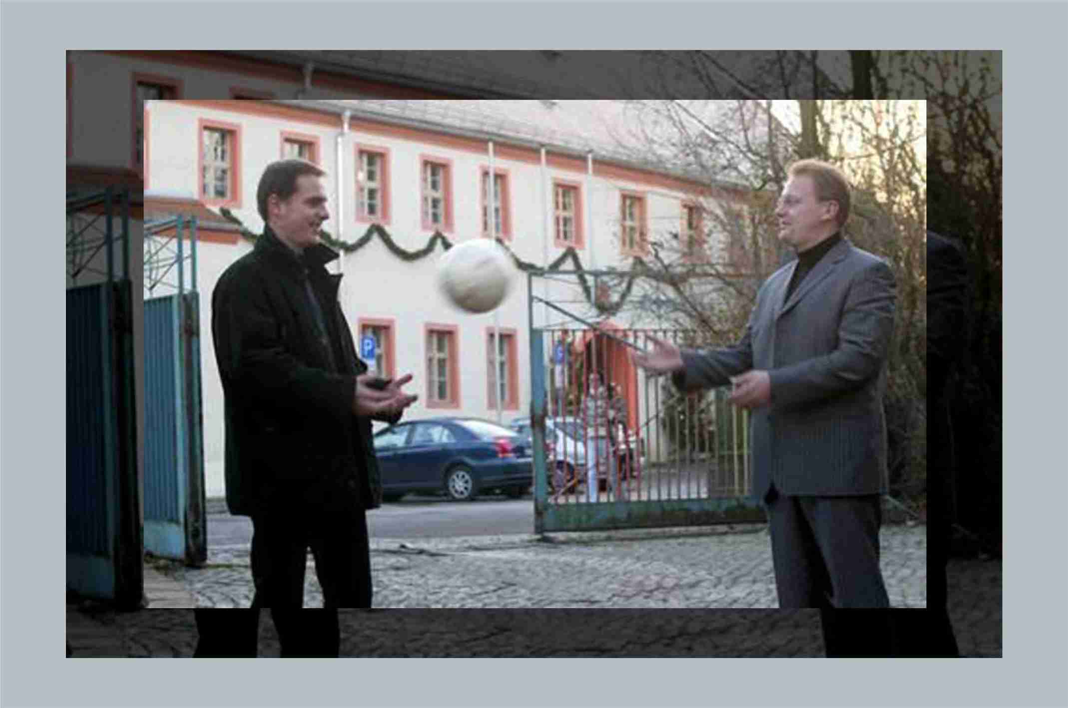 Guntermann (SpVgg) und Thor (Hertha)