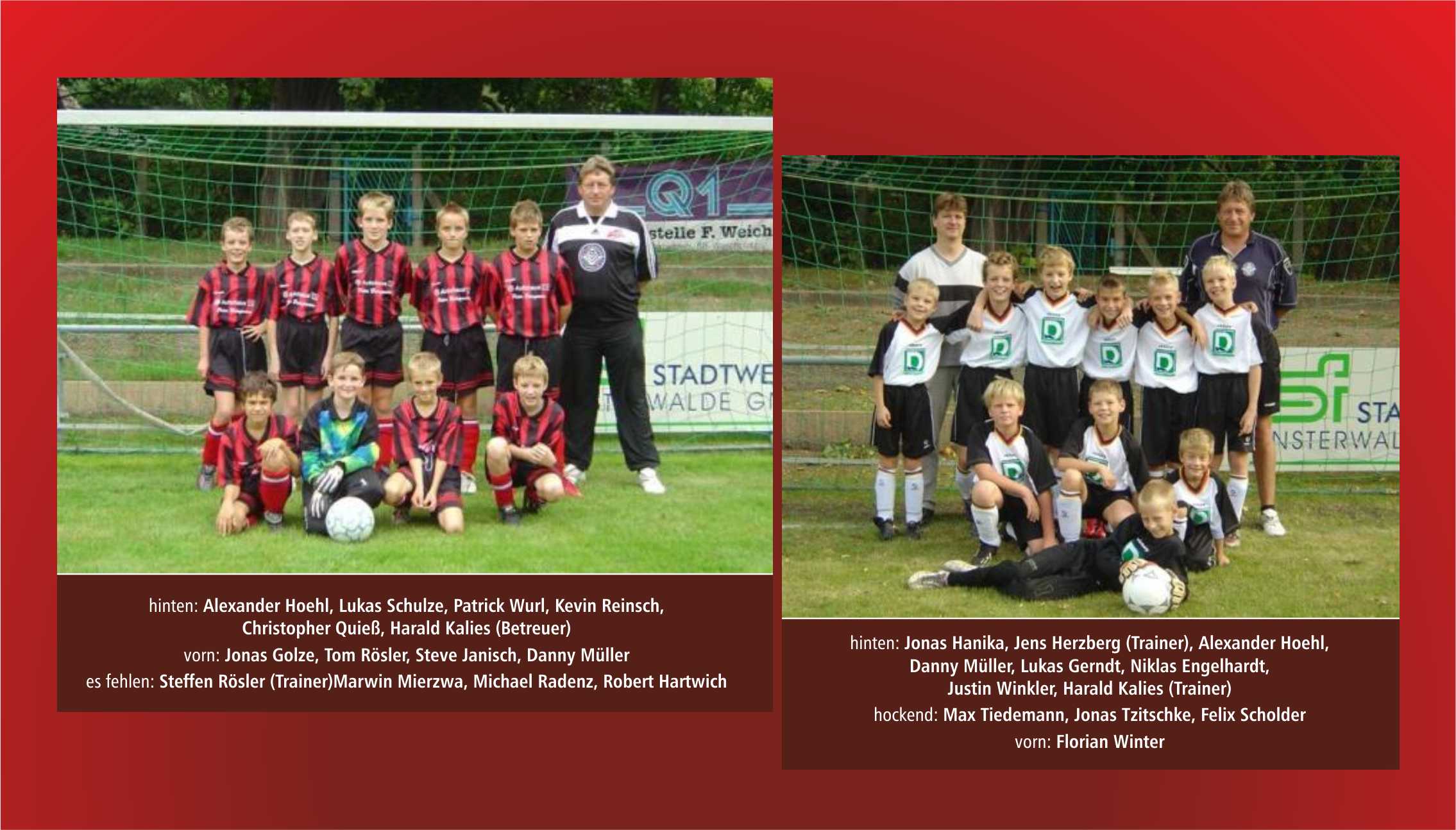 D- sowie E-Junioren der Spielvereinigung