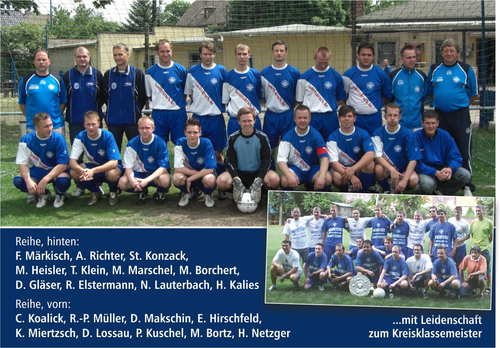 Meister der Kreisklasse !!!