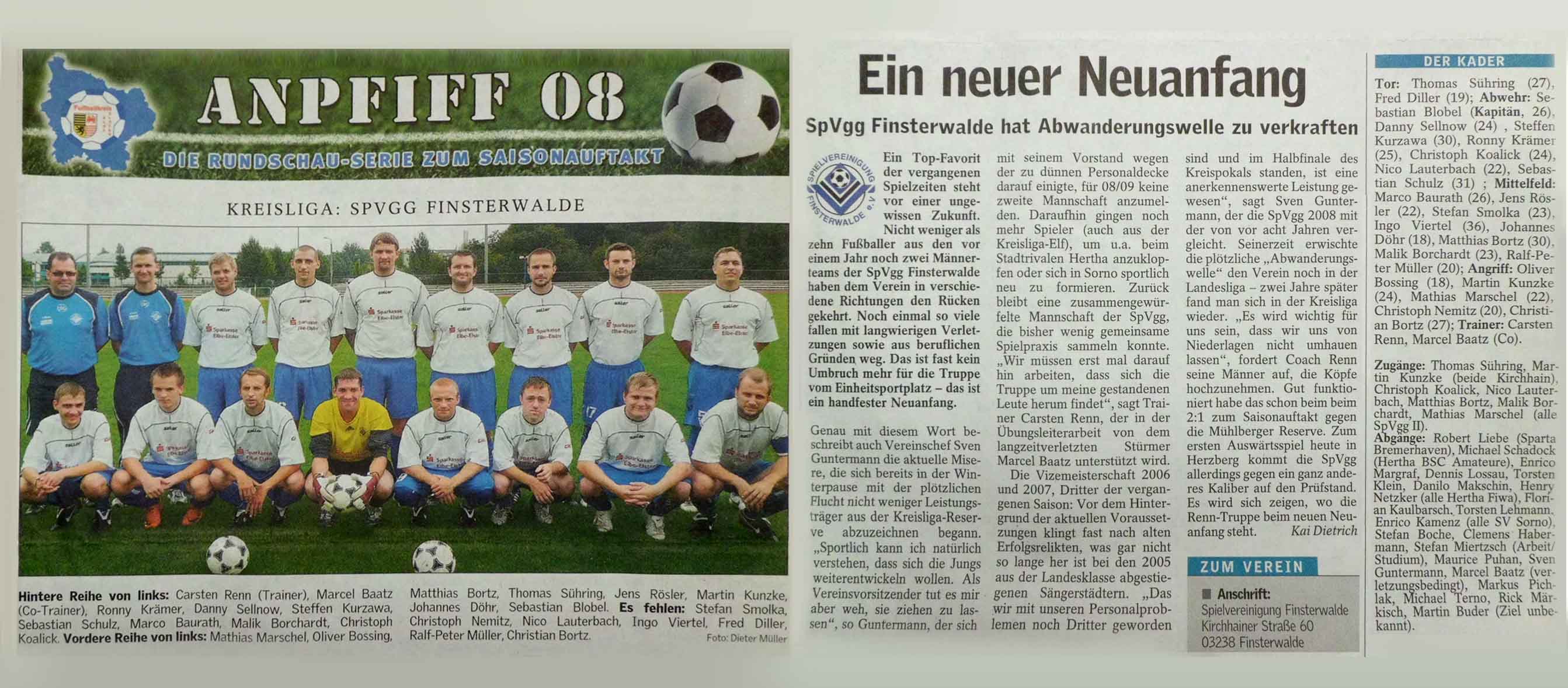 ---eine schwierige Saison nach den Abgängen