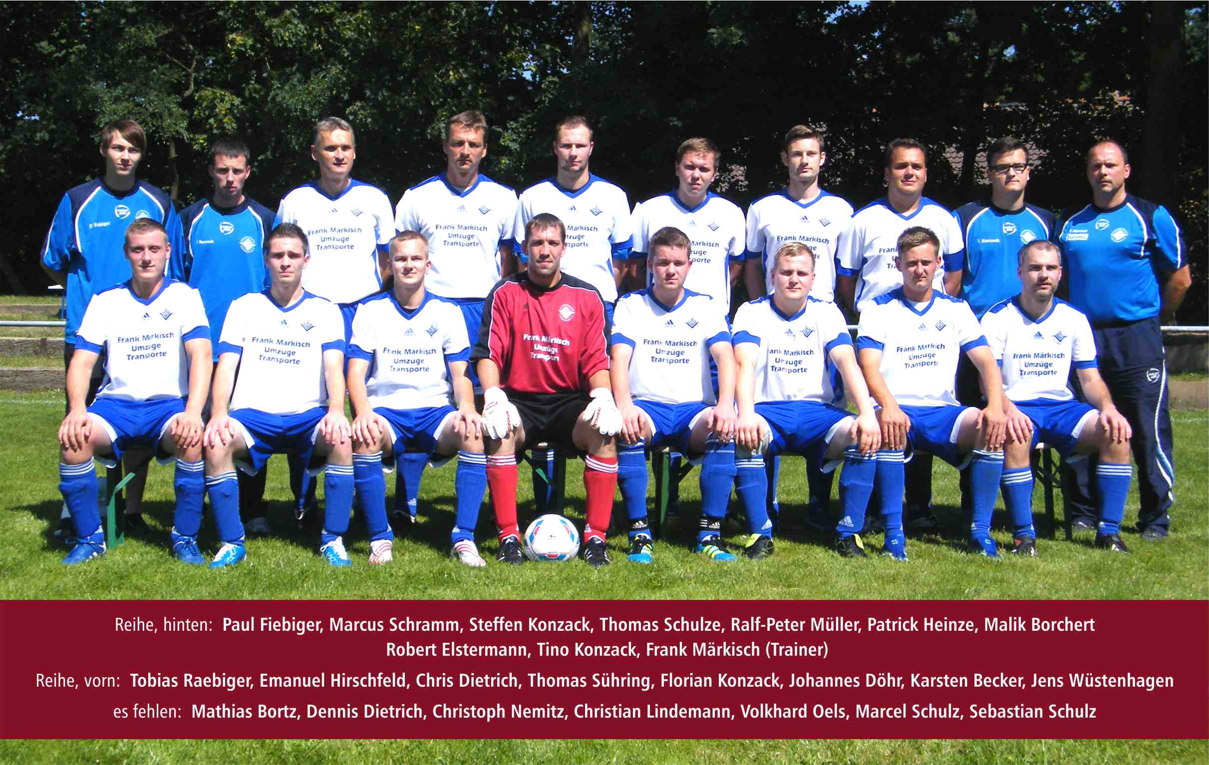 ...das Reserveteam der Männer (1. Kreisklasse)