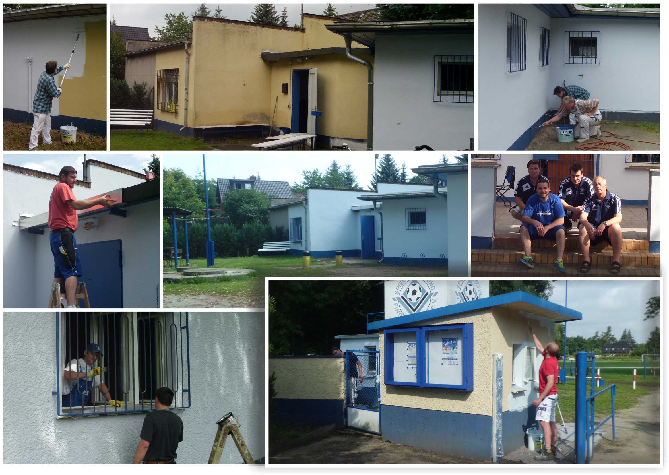 Viele Vereinsmitglieder packten mit an.