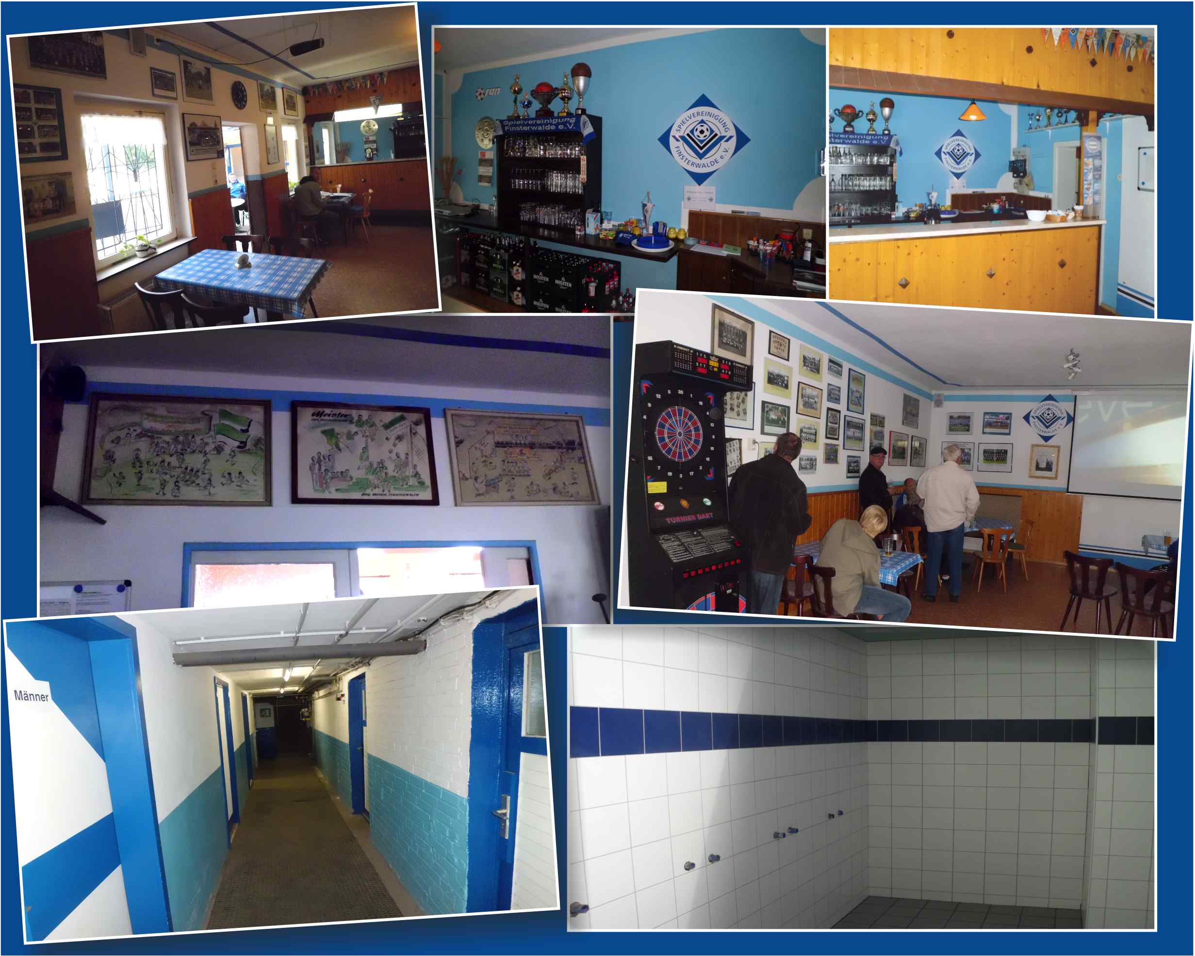 Auch Gaststube und Kellerräume bekamen neuen Farbanstrich.