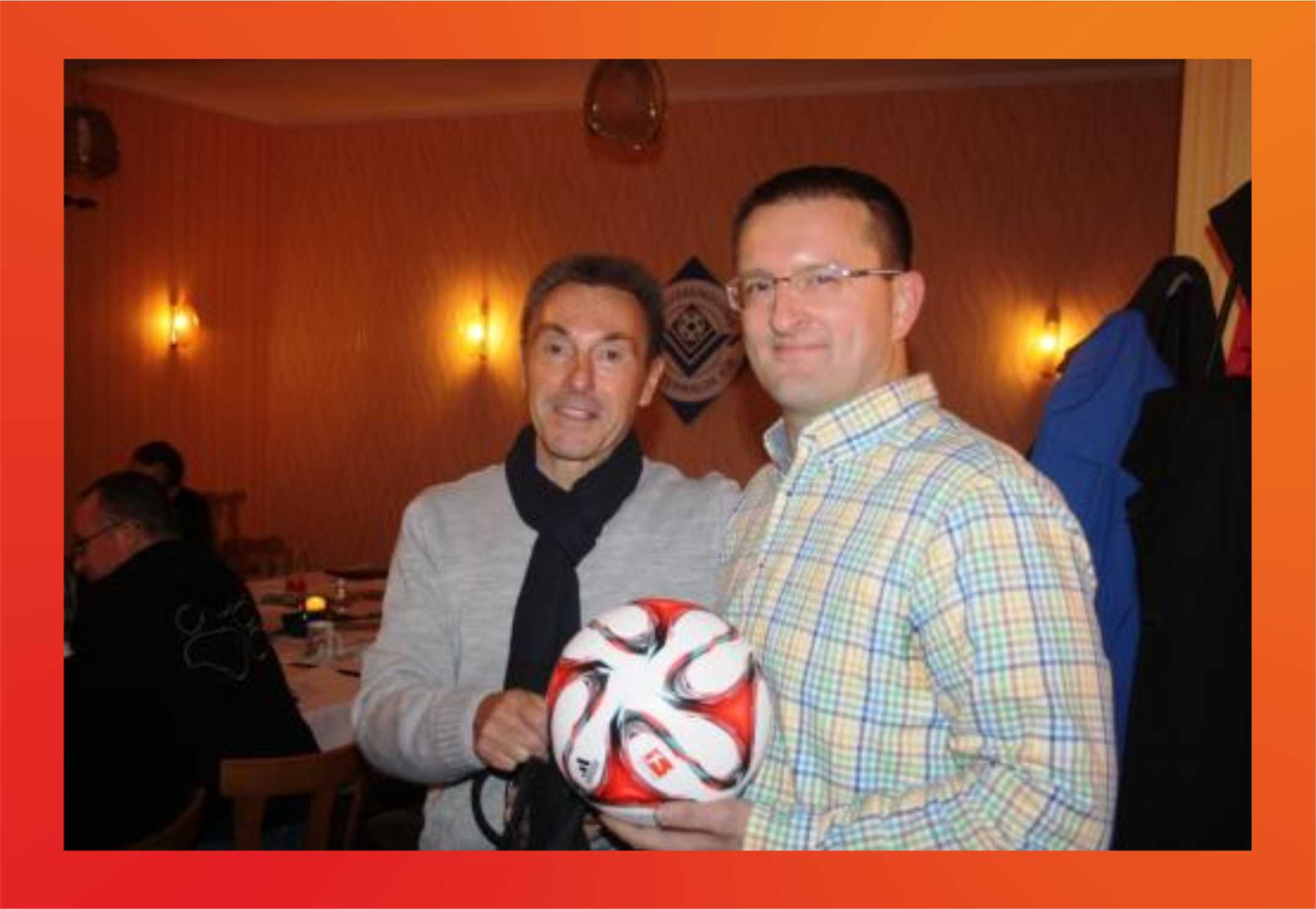 FLB-Präsident Kirschen und Vereinsvorsitzender Schulz