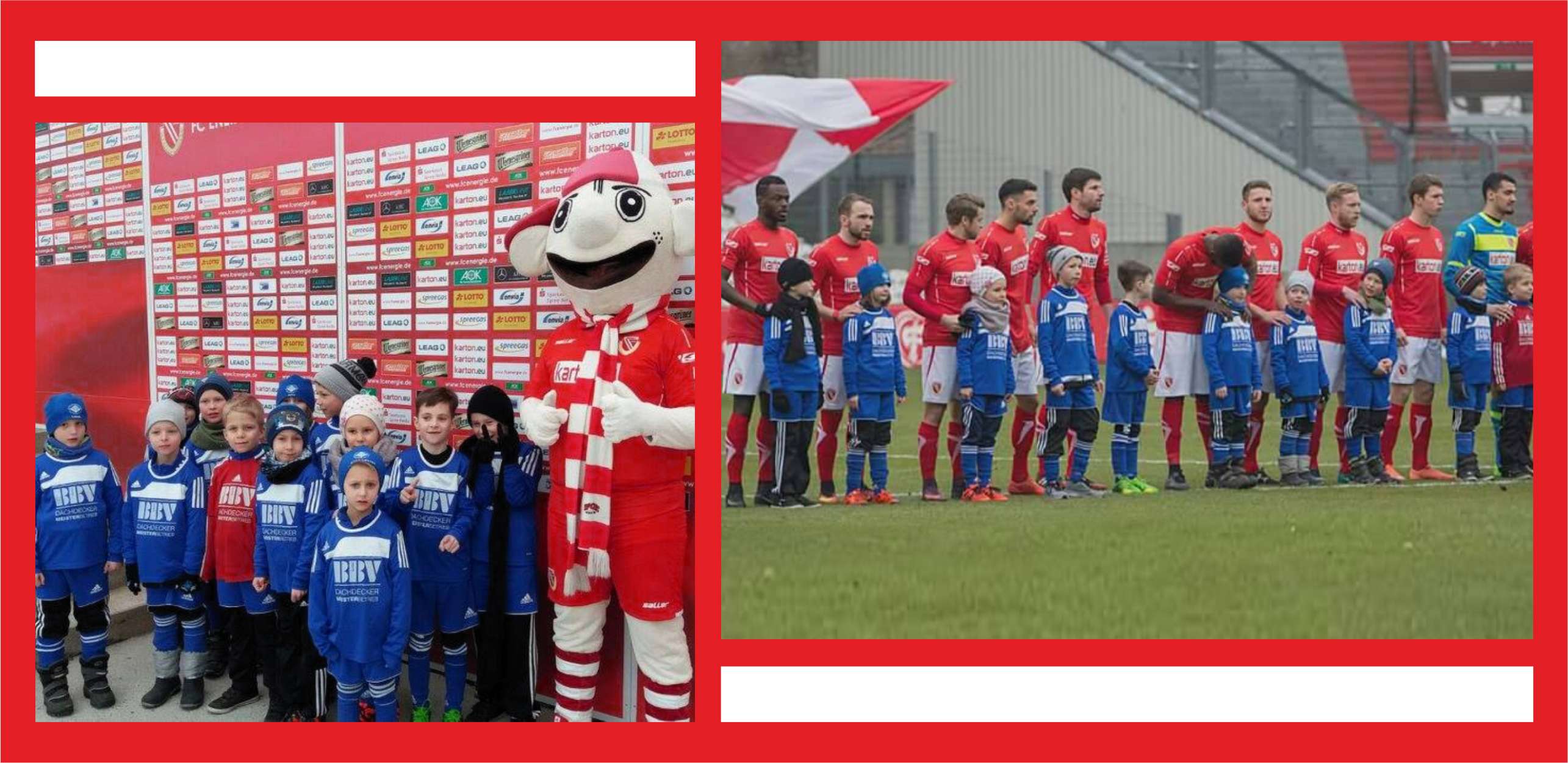 F- und G-Junioren im Stadion der Freundschaft.