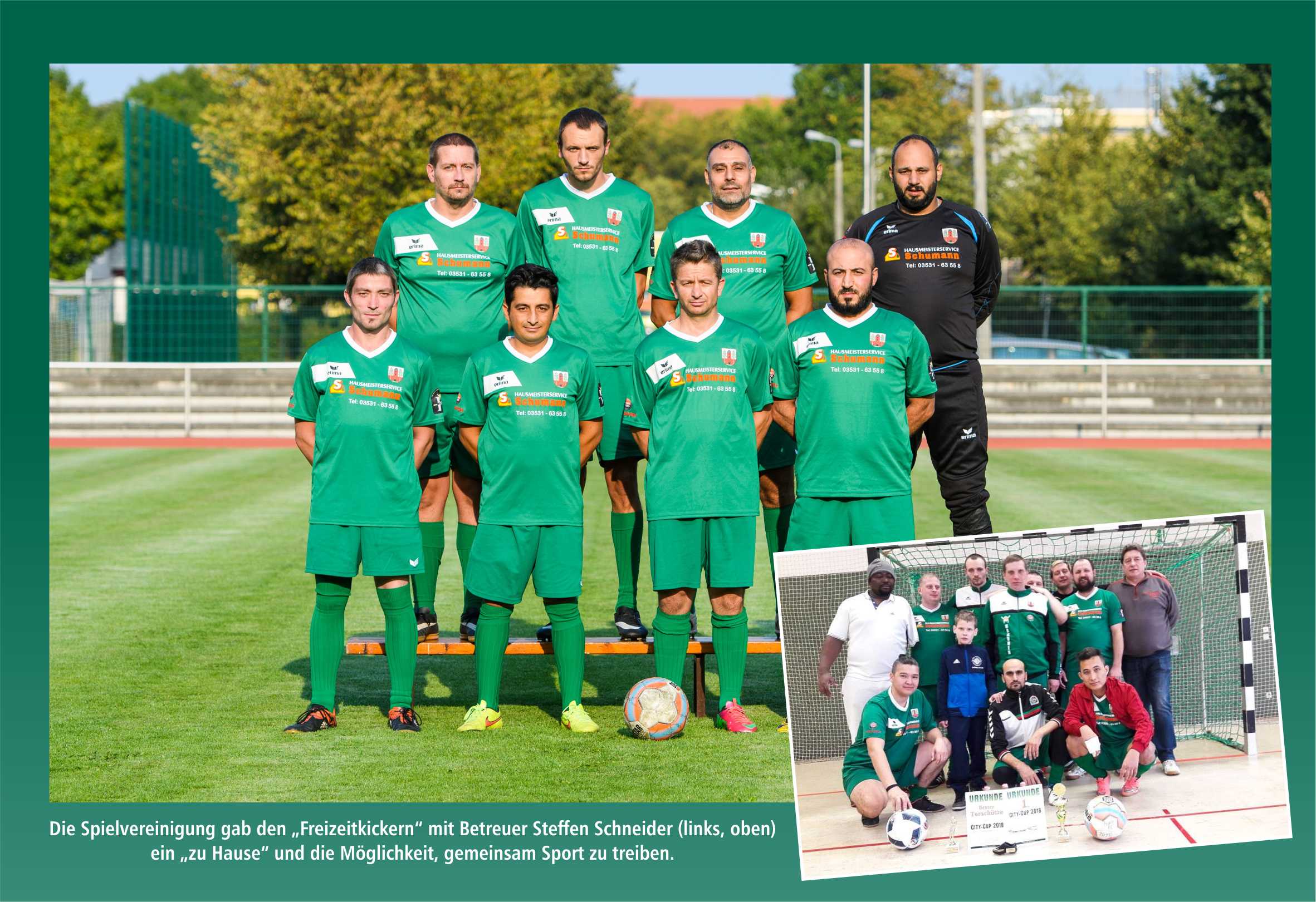 Die SpVgg unterstützt ein Team für Integration.