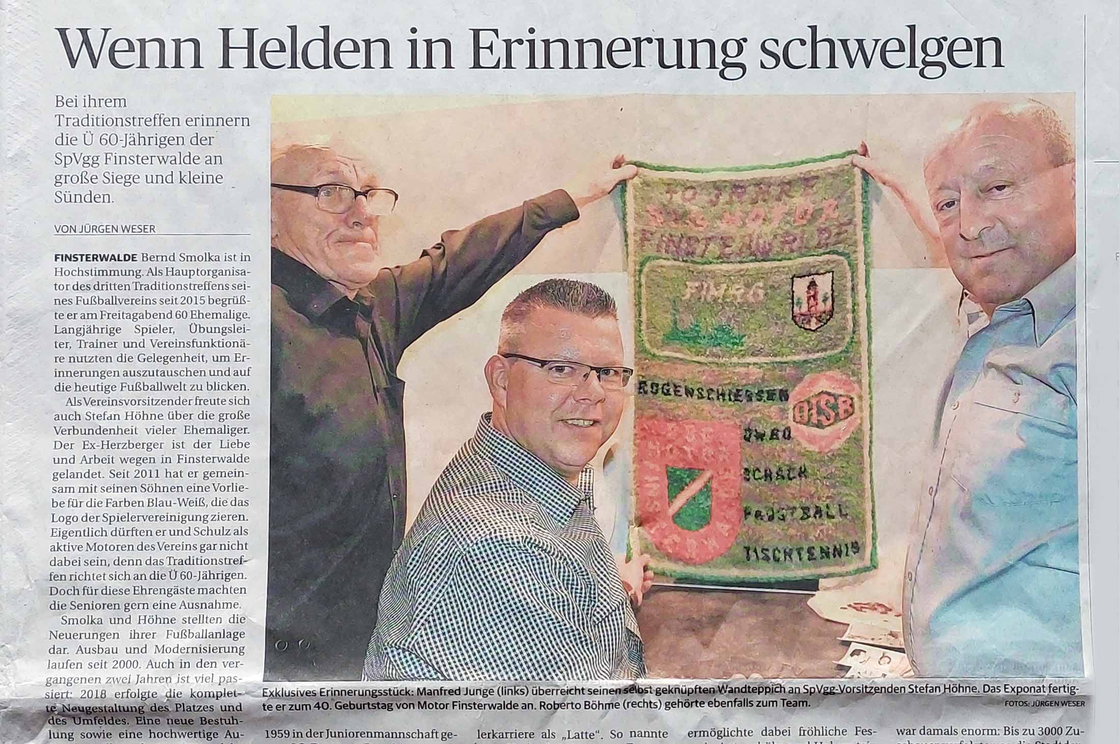 Die „Lausitzer“ wusste zu berichten: