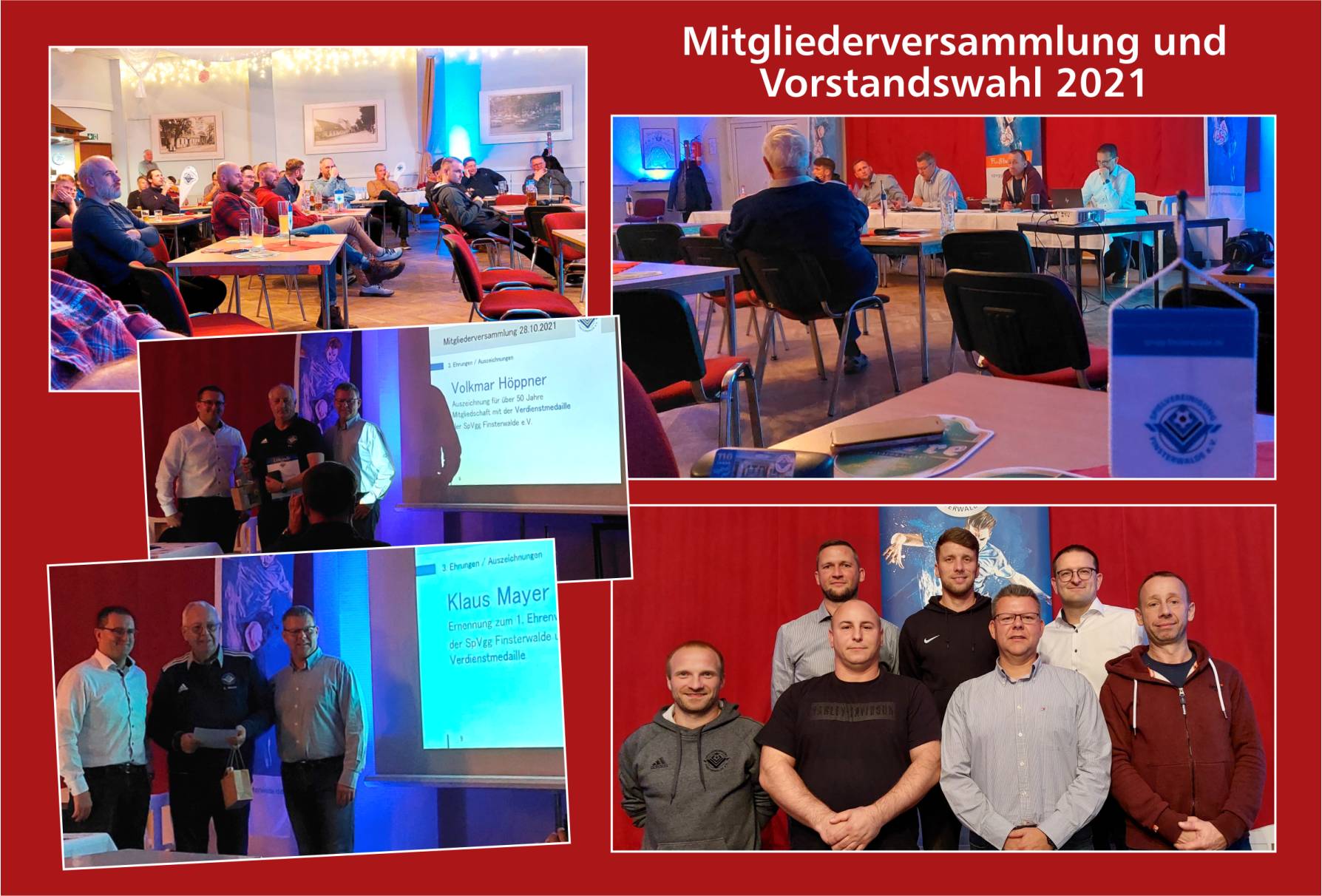 Vorstandswahl und Ehrungen