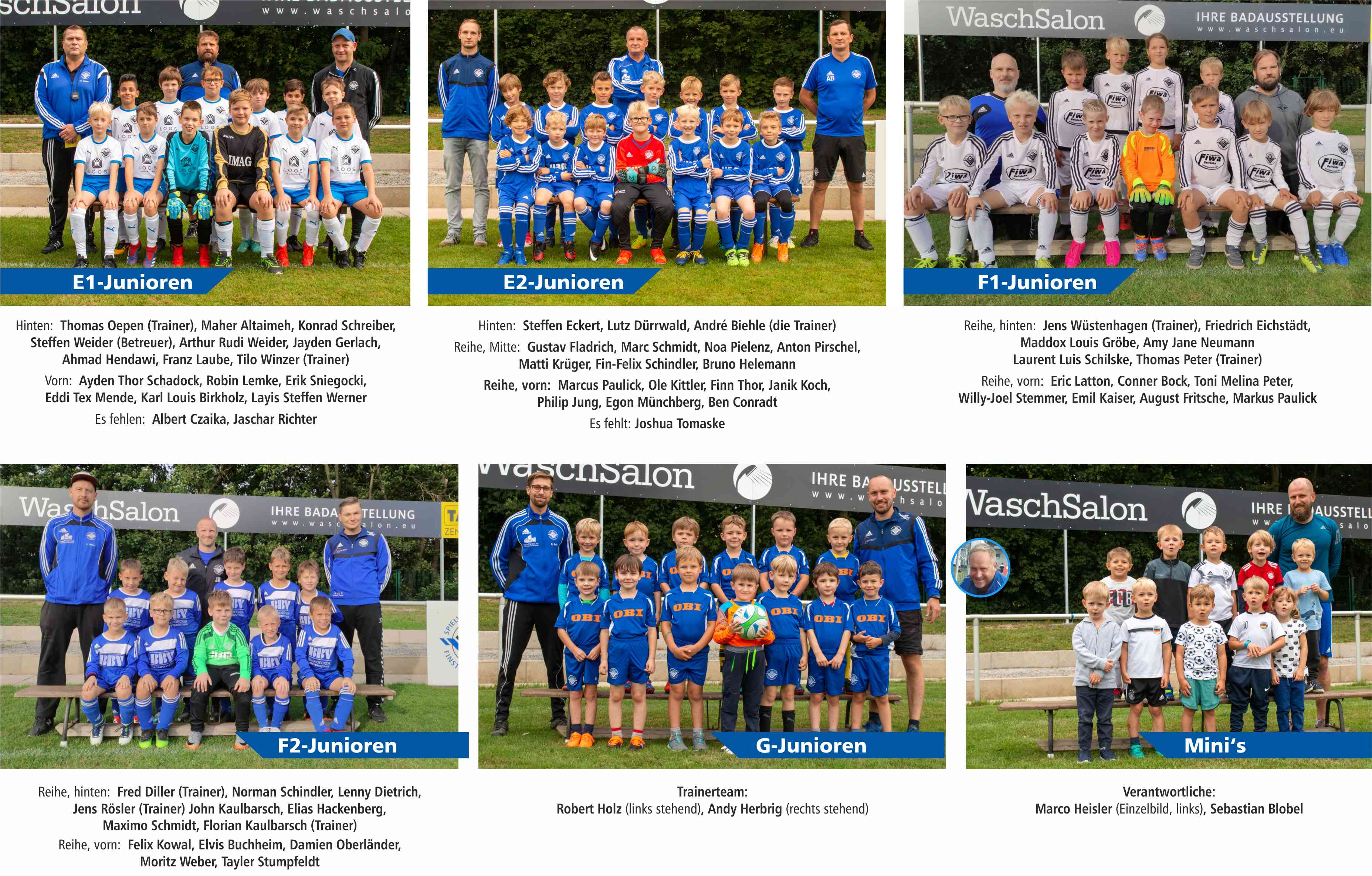 Von der E bis zu den Mini's - alle mit Begeisterung dabei.