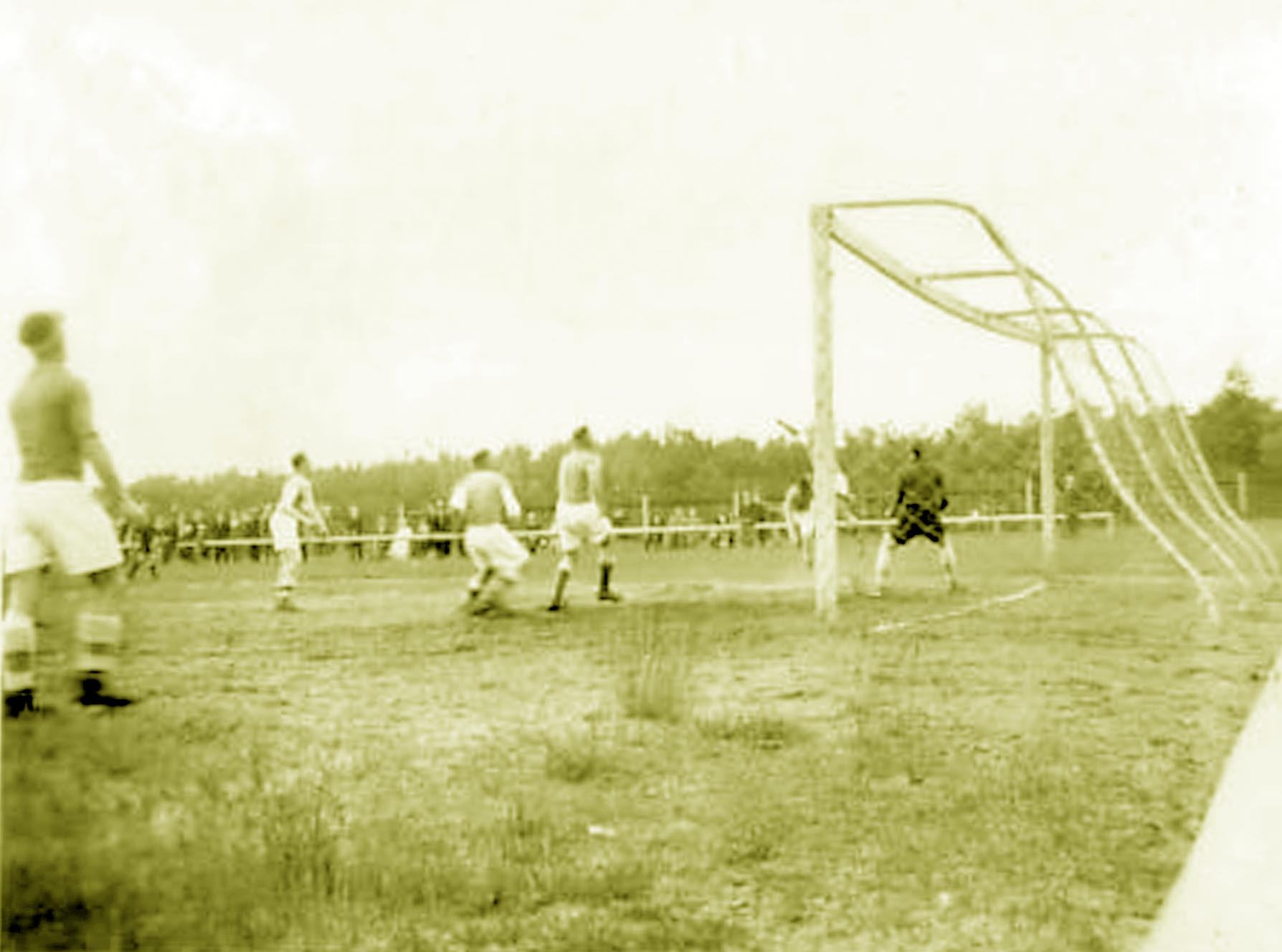 1938 - Spiel auf dem Koswig-Sportplatz