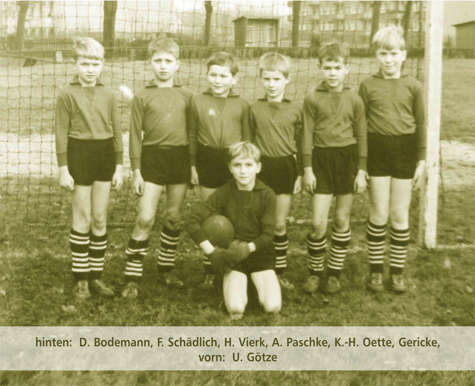 Anfang 1970er - Knabenteam BSG Motor-Ost