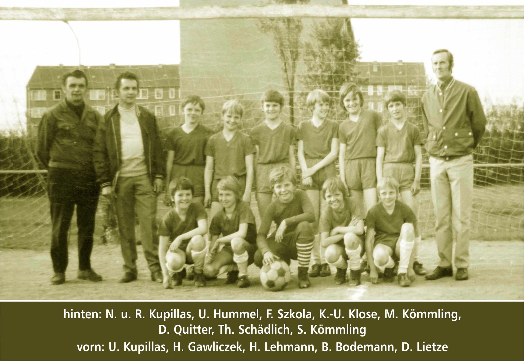 1972/73 Schülerteam der BSG Motor-Ost